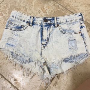 Bullhead demin co high rise shorts size 5